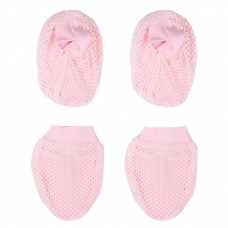 Autumnz - Mitten And Bootie Set *EYELET*  (Pink)