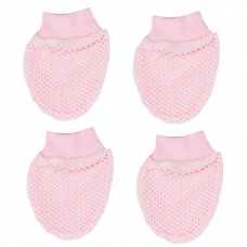 Autumnz -2 Pack Mittens *EYELET* (Pink)