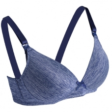 Autumnz - Maya Nursing Bra (No underwire) - Melange Denim *BB*