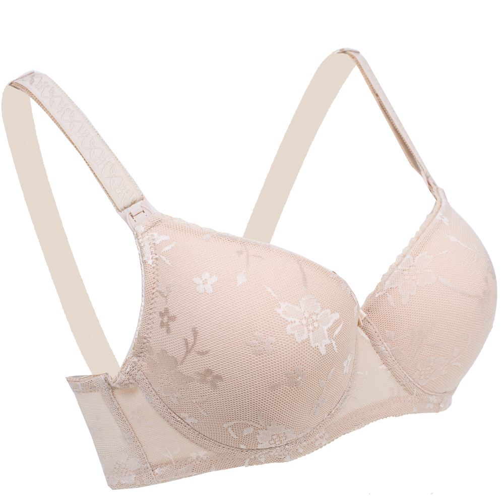 Maya Nursing Bra (No underwire) - *Lacy Nude* *BB - Autumnz