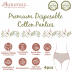 Autumnz - Premium Disposable Cotton Panties (4pcs/pack) *M / L / XL / XXL* (BEST BUY)