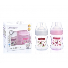 Autumnz - PP Wide Neck Feeding Bottle 4oz/120ml (Twin Pack) *Red Ladybird /Skipper Butterfly*