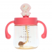 Autumnz PPSU Weighted Straw Cup with Handle *300ml* - Astronaut (Coral)