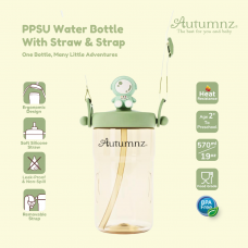 Autumnz PPSU Water Bottle  With Straw & Strap *570ml / 19oz* - Astronaut  (Mint)