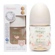 Autumnz - Wide Neck PPSU Baby Feeding Bottle 5oz/150ml (Single) *Ocean Hug*