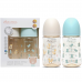 Autumnz - Wide Neck PPSU Baby Feeding Bottle 8oz/240ml (Twin Pack) *Fox Joy / Tiny Roar*