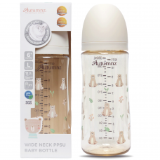 Autumnz - Wide Neck PPSU Baby Feeding Bottle 11oz/330ml (Single) *Forest Bear*