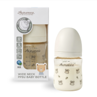 Autumnz - Wide Neck PPSU Baby Feeding Bottle 5oz/150m (B-Single) *Rabbit*