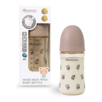 Autumnz - Wide Neck PPSU Baby Feeding Bottle 8oz/240m (B-Single) *Bear*