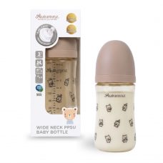 Autumnz - Wide Neck PPSU Baby Feeding Bottle 8oz/240m (B-Single) *Bear*