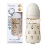 Autumnz - Wide Neck PPSU Baby Feeding Bottle 8oz/240m (B-Single) *Giraffe*