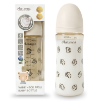 Autumnz - Wide Neck PPSU Baby Feeding Bottle 11oz/330m (B-Single) *Dino*