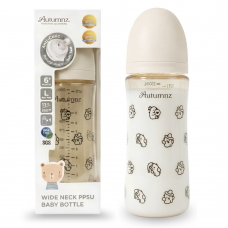 Autumnz - Wide Neck PPSU Baby Feeding Bottle 11oz/330m (B-Single) *Dino*
