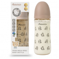Autumnz - Wide Neck PPSU Baby Feeding Bottle 11oz/330m (B-Single) *Dino*