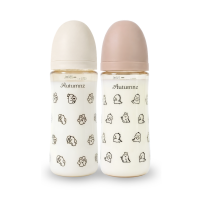 Autumnz - Wide Neck PPSU Baby Feeding Bottle 11oz/330m (B-Twin Pack) *Capybara/Dino*