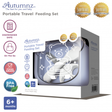 Autumnz - Portable Travel Feeding Set (6m+) *Baby Blue* BEST BUY
