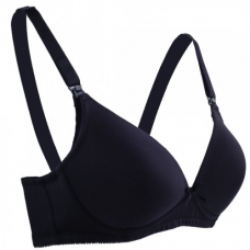 AUTUMNZ - FLORENCE T-Shirt Nursing Bra (Underwired) *Black*- BB