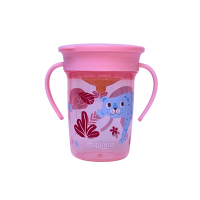 Autumnz Easy Non-spill 360° Sippy Cup with Handle 260ml / 8.5oz (Luna Leopard) *BEST BUY*