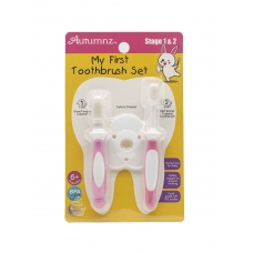 Autumnz - My First Toothbrush Set (Stage 1 & 2) *Pink* Best Buy