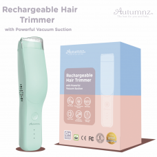 Autumnz - Rechargeable Hair Trimmer with Powerful Vacuum Suction (Turquoise) (BEST BUY)