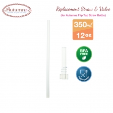 Autumnz - Replacement Straw & Valve (For Autumnz Flip Top Straw Bottle 350ml) *Best Buy*