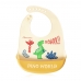 Autumnz Adjustable Soft Silicone Bib *Dino World* (6m+)