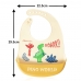 Autumnz Adjustable Soft Silicone Bib *Dino World* (6m+)