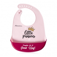 Autumnz Adjustable Soft Silicone Bib *Little Princess* (6m+)