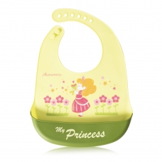 Autumnz Adjustable Soft Silicone Bib *My Princess* (6m+)