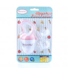 Autumnz Silicone Fresh Food Feeder (Pink) *comes with 3 Silicone Sacs S, M & L*