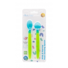 Autumnz - Wide And Narrow Heat Sensing Spoon *Blue* (2pcs/pack)