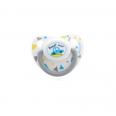 Autumnz Orthodontic Baby Silicone Soother With Hygiene Cover *Beep Beep* (Single) *Size S/M/L*