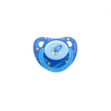 Autumnz Orthodontic Baby Silicone Soother With Hygiene Cover *Rocket* (Single) *Size S/M/L*