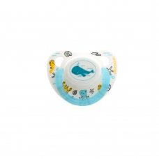Autumnz Orthodontic Baby Silicone Soother With Hygiene Cover *Whale* (Single) *Size S/M/L*