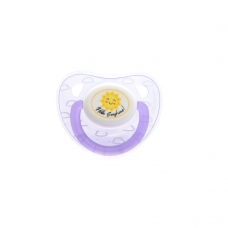Autumnz Orthodontic Baby Silicone Soother With Hygiene Cover *Hello Sunshine* (Single) *Size S/M/L*