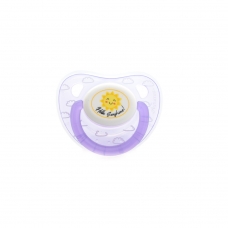 Autumnz Orthodontic Baby Silicone Soother With Hygiene Cover *Hello Sunshine* (Single) *Size S/M/L*