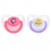 Autumnz Orthodontic Baby Silicone Soother With Hygiene Cover *Unicorn/ Hello Sunshine* (Twin Pack) *Size S/M/L*