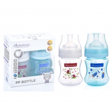 Autumnz - PP Wide Neck Feeding Bottle 4oz/120ml (Twin Pack) *Red Ladybird /Space X*