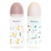 Autumnz - Wide Neck PP Baby Bottle 11oz/330ml (Twin Pack) *Fox Joy / Brave Shark*