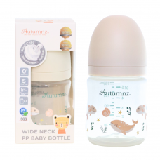 Autumnz - Wide Neck PP Baby Bottle 5oz/150ml (Single) *Ocean Hug*