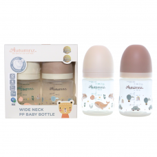 Autumnz - Wide Neck PP Baby Bottle 5oz/150ml (Twin Pack) *Ocean Hug / Dream Ride*