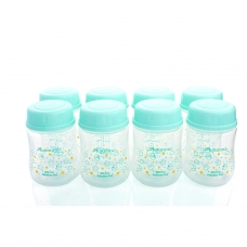 Autumnz-Wide Neck Breastmilk Storage Bottles *5oz* (8 btls) - Moonstar *Turquoise*