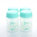 Autumnz-Wide Neck Breastmilk Storage Bottles *5oz* (4 btls) - Moonstar *Turquoise*