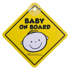 Autumnz - Baby On Board Sign (Cutest Me) *Yellow*
