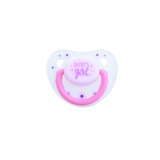 Autumnz Orthodontic Baby Silicone Soother With Hygiene Cover *Daddy's Girl* (Single) *Size S/M/L*