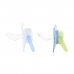 Autumnz Orthodontic Baby Silicone Soother With Hygiene Cover *Dino/ It's A Boy* (Twin Pack) *Size S/M/L*