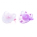 Autumnz Orthodontic Baby Silicone Soother With Hygiene Cover *Daddy's Girl/ Mermaid* (Twin Pack) *Size S/M/L*