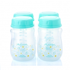 Autumnz-Wide Neck Breastmilk Storage Bottles *7oz* (4 btls) - Moonstar *Turquoise*