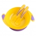 Autumnz Baby Suction Bowl with Spoon and Fork (Lilac)