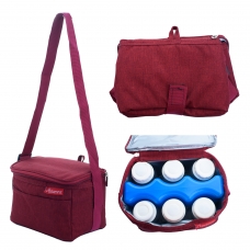 Autumnz - Fun Foldaway Cooler Bag (Maroon)